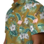 Wake Forest Demon Deacons Hawaiian Shirt – Flamingo and Hibiscus