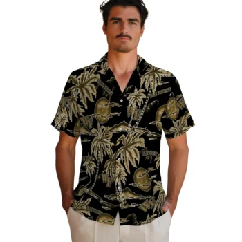 wake forest demon deacons palm sunset hawaiian shirts fashion forward