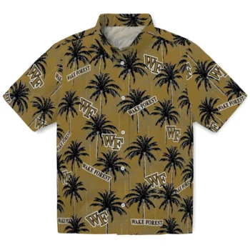 wake forest demon deacons palm grove gold hawaiian shirts best selling
