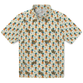 wake forest demon deacons pineapple delight beige hawaiian shirts best selling
