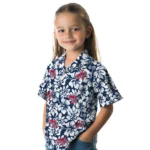 Washington Capitals Hawaiian Shirt – Hibiscus Motif