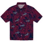 Washington Capitals Hawaiian Shirt – Leaf Outline