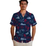 Washington Capitals Hawaiian Shirt – Palm And Clouds