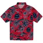 Washington Capitals Hawaiian Shirt – Palm Sunset