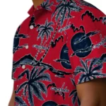 Washington Capitals Hawaiian Shirt – Palm Sunset
