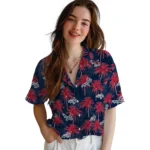 Washington Capitals Hawaiian Shirt – Palm Tree Motif