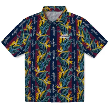 washington capitals paradise vines blue hawaiian shirts best selling