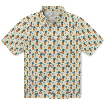 washington capitals pineapple delight beige hawaiian shirts best selling