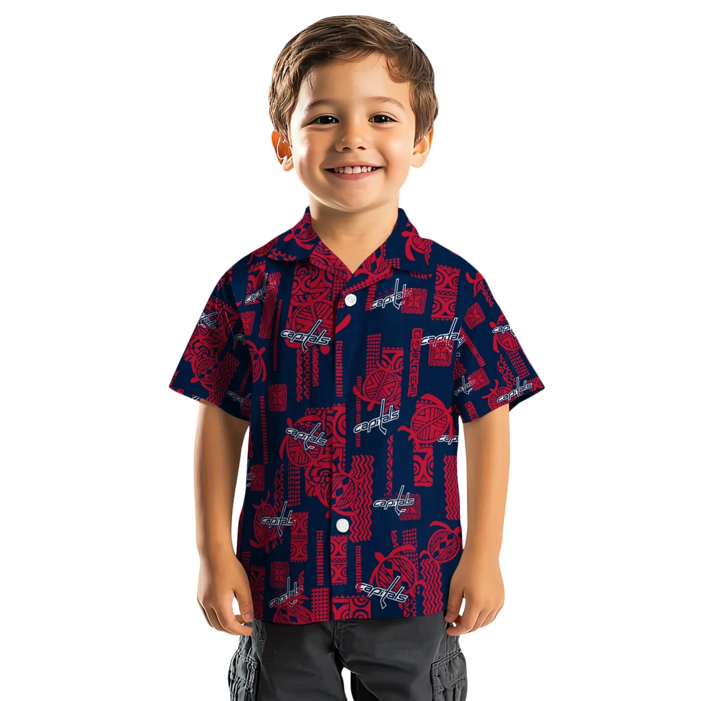 Washington Capitals Hawaiian Shirt - Turtle Lines washington capitals turtle lines blue hawaiian shirts top rated