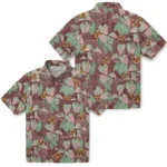 Washington Commanders Hawaiian Shirt – Anthurium Overlay