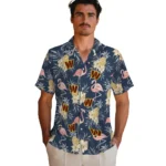 Washington Commanders Hawaiian Shirt – Flamingo Hibiscus