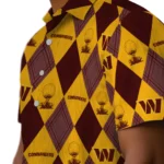 Washington Commanders Hawaiian Shirt – Golfing Plaid