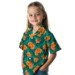 Washington Commanders Hawaiian Shirt – Hibiscus and Palm Leaves