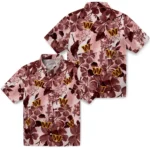 Washington Commanders Hawaiian Shirt – Hibiscus Arrangement