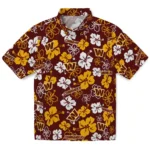 Washington Commanders Hawaiian Shirt – Hibiscus Flower Design