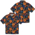 Washington Commanders Hawaiian Shirt – Hibiscus Foliage