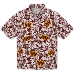 Washington Commanders Hawaiian Shirt – Hibiscus Motif