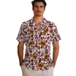 Washington Commanders Hawaiian Shirt – Hibiscus Motif