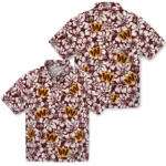 Washington Commanders Hawaiian Shirt – Hibiscus Motif