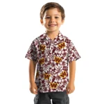 Washington Commanders Hawaiian Shirt – Hibiscus Motif