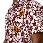 Washington Commanders Hawaiian Shirt – Hibiscus Motif