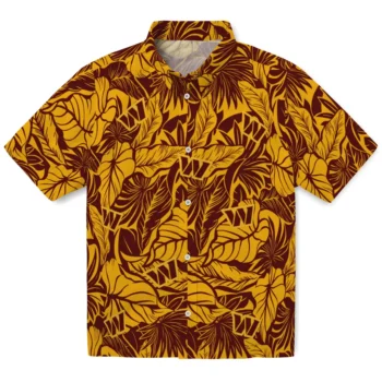 washington commanders monstera layer burgundy hawaiian shirts best selling