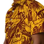 Washington Commanders Hawaiian Shirt – Monstera Layer