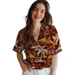 Washington Commanders Hawaiian Shirt – Palm Tree Island