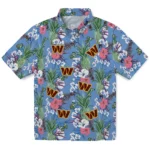 Washington Commanders Hawaiian Shirt – Pineapple Bouquet