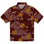 Washington Commanders Hawaiian Shirt – Wave Palm