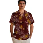 Washington Commanders Hawaiian Shirt – Wave Palm