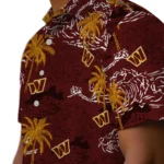 Washington Commanders Hawaiian Shirt – Wave Palm
