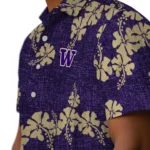 Washington Huskies Hawaiian Shirt – 50th State Flower