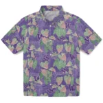 Washington Huskies Hawaiian Shirt – Anthurium Overlay
