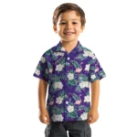 Washington Huskies Hawaiian Shirt – Flamingo and Hibiscus