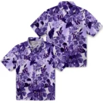 Washington Huskies Hawaiian Shirt – Hibiscus Arrangement