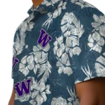 Washington Huskies Hawaiian Shirt – Hibiscus Flowers