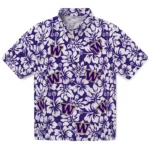 Washington Huskies Hawaiian Shirt – Hibiscus Motif