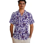 Washington Huskies Hawaiian Shirt – Hibiscus Motif