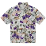Washington Huskies Hawaiian Shirt – Hibiscus Seaside