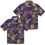Washington Huskies Hawaiian Shirt – Hibiscus Tiki Jungle