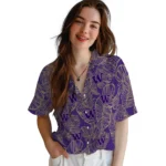 Washington Huskies Hawaiian Shirt – Leaf Outline