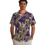 Washington Huskies Hawaiian Shirt – Palm Leaves