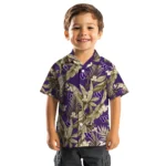 Washington Huskies Hawaiian Shirt – Palm Leaves