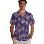 Washington Huskies Hawaiian Shirt – Palm Tree Motif