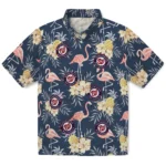 Washington Nationals Hawaiian Shirt – Flamingo Hibiscus