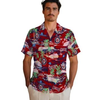 washington nationals flamingo retreat red hawaiian shirts fashion forward