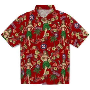 washington nationals hawaiian girls design red hawaiian shirts best selling