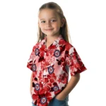 Washington Nationals Hawaiian Shirt – Hibiscus Arrangement
