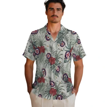 washington nationals hibiscus designs beige hawaiian shirts fashion forward